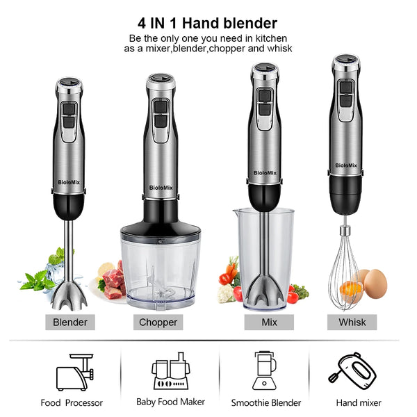 4-in-1 High Power Blender