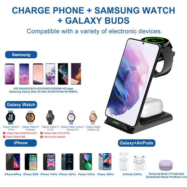 20W Wireless Charging Station