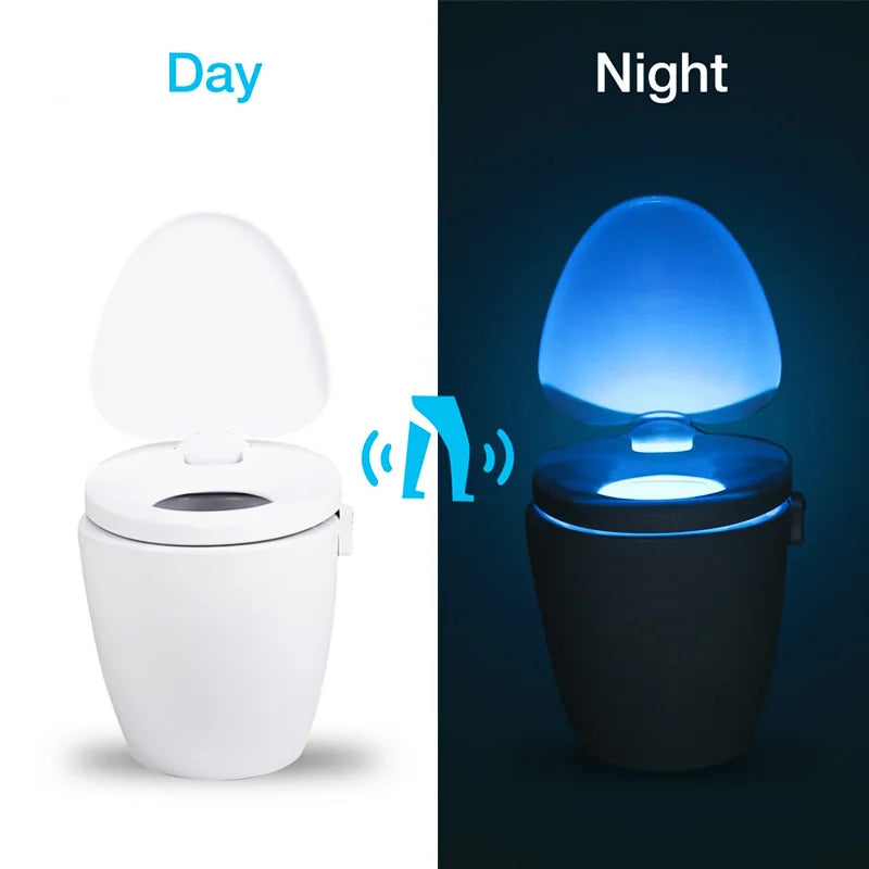 Motion Sensor Toilet Seat Backlight