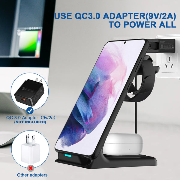 20W Wireless Charging Station